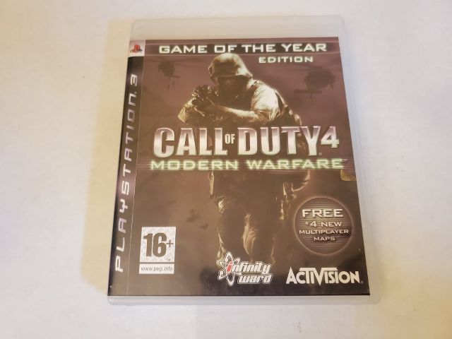 Sony PlayStation 3 Call of Duty 4 Modern Warfare Game of the year edition video game