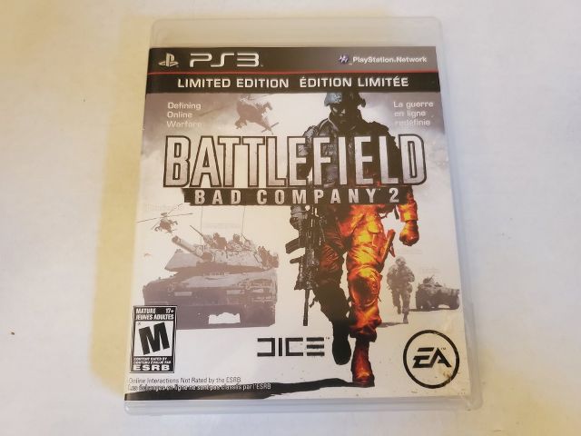 Sony PlayStation 3 Battlefield Bad Company 2 Limited Edition video game