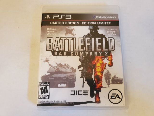 Sony PlayStation 3 Battlefield Bad Company 2 Limited Edition video game