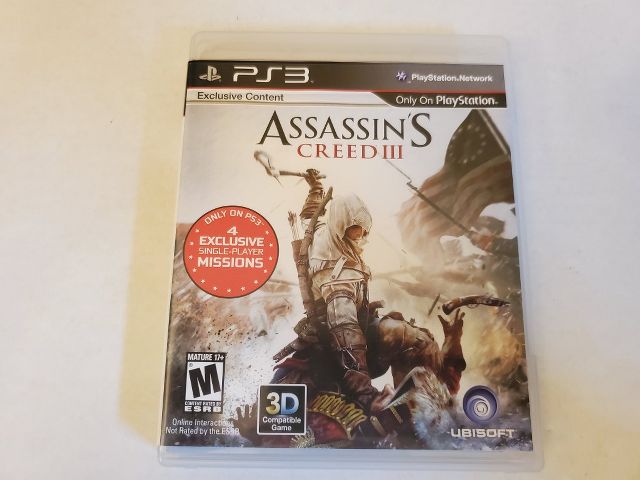 Sony PlayStation 3 Assassin's Creed III video game