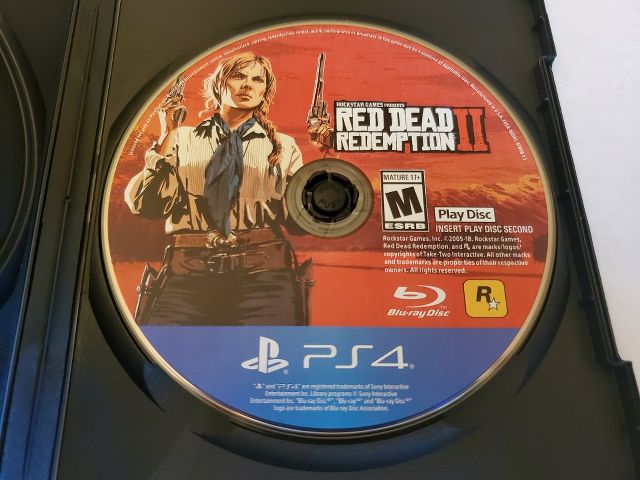 Sony PlayStation 4 Red Dead Redemption II video game