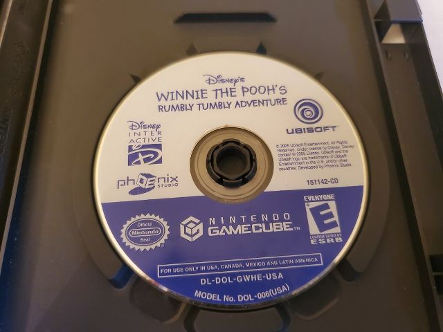 Nintendo GameCube Winnie the Pooh's Rumbly Tumbly Adventure video game
