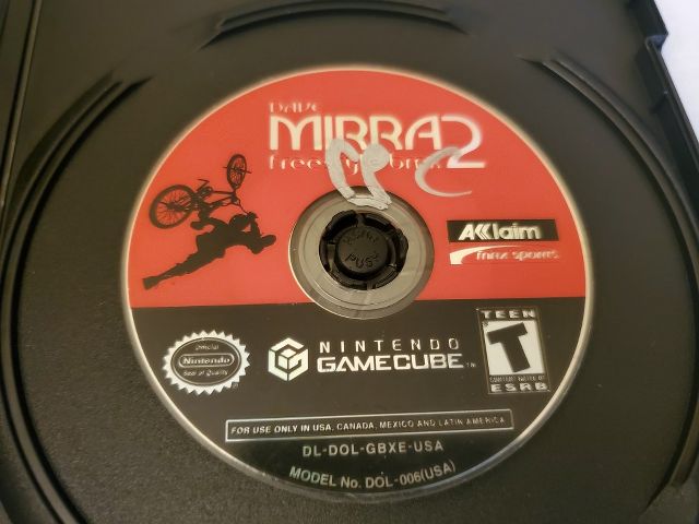 Nintendo GameCube Dave Mirra 2 Freestyle BMX video game
