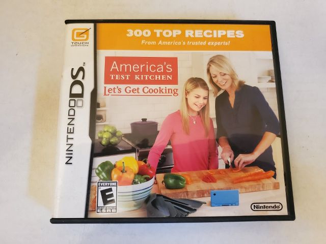 Nintendo DS America's Test Kitchen Let's Get Cooking video game