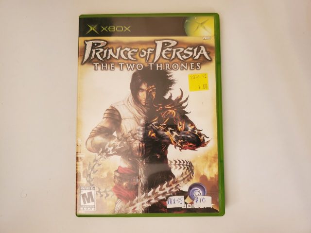 Microsoft Xbox Prince of Persia The Two Thrones video game