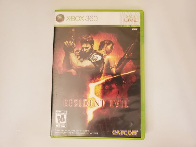 Microsoft Xbox 360 Resident Evil 5 video game