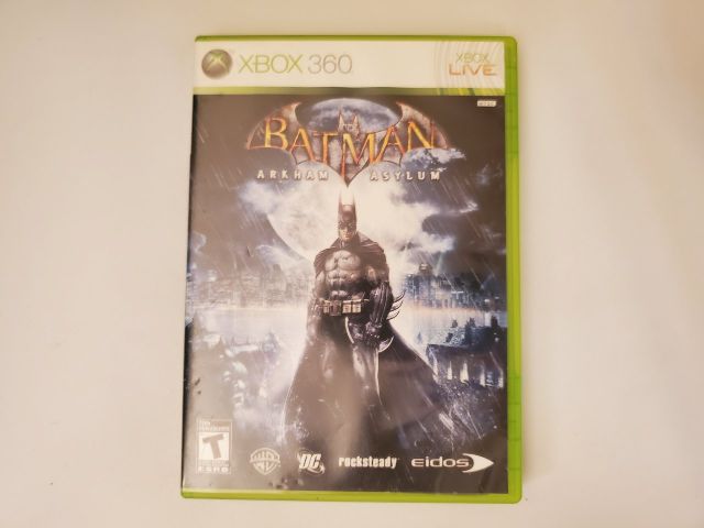 Microsoft Xbox 360 Batman Arkham Asylum video game