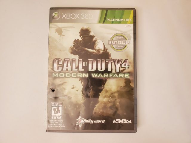 Microsoft Xbox 360 Call of Duty 4 Modern Warfare Platinum Hits video game