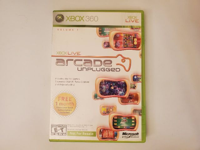Microsoft Xbox 360 Xbox Live Arcade Unplugged Volume 1 video game