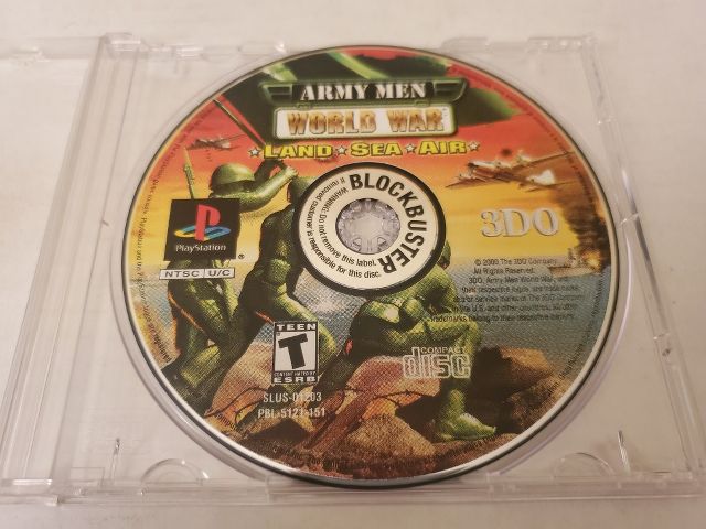Sony Playstation 1 Army Men World War video game