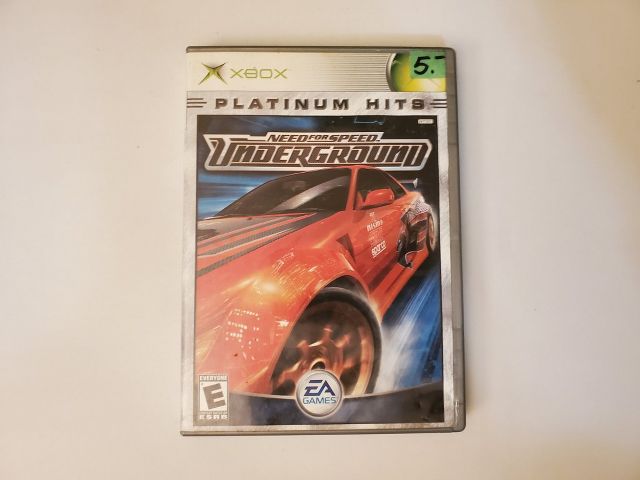 Microsoft Xbox Need for Speed Underground Platinum Hits video game