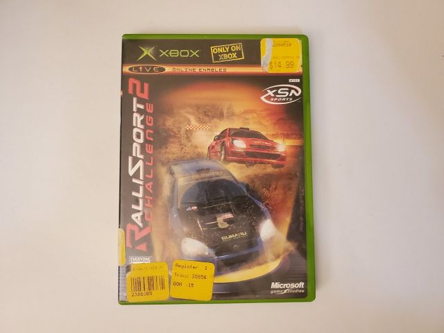 Microsoft Xbox Rallisport Challenge 2 video game