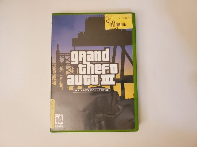 Microsoft Xbox Grand Theft Auto III video game