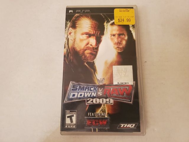 Sony PSP Smackdown Vs Raw 2009 video game