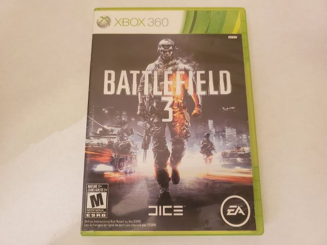 Microsoft Xbox 360 Battlefield 3 video game