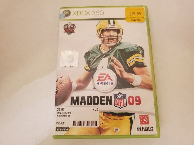 Microsoft Xbox 360 Madden 09 video game