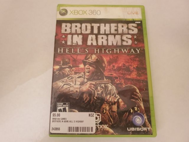 Microsoft Xbox 360 Brothers In Arms Hell's Highway video game