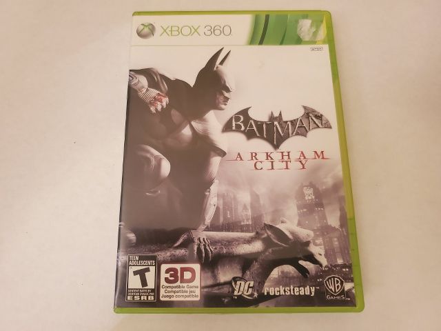 Microsoft Xbox 360 Batman Arkham City video game