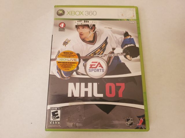 Microsoft Xbox 360 NHL 07 video game