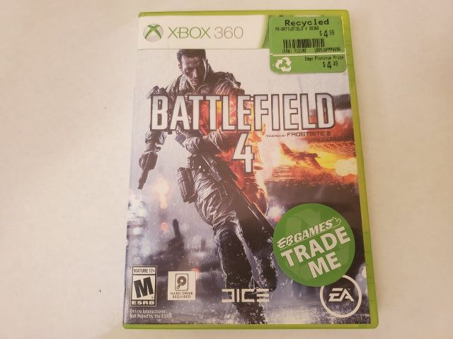 Microsoft Xbox 360 Battlefield 4 video game