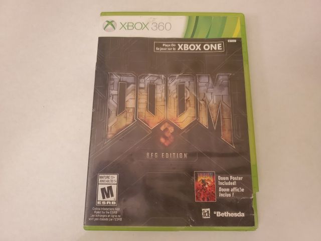 Microsoft Xbox 360 Doom 3 BFG Edition video game