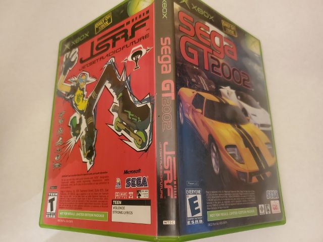 Microsoft Xbox JSRF Sega GT 2002 video game