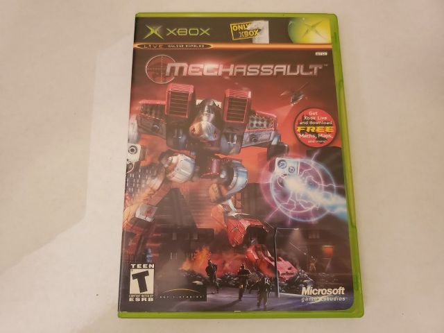 Microsoft Xbox Mechassault video game