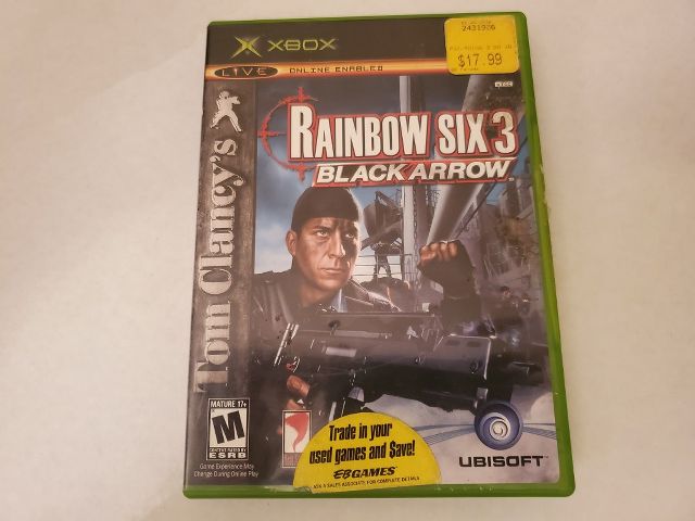 Microsoft Xbox Rainbow Six 3 Black Arrow video game
