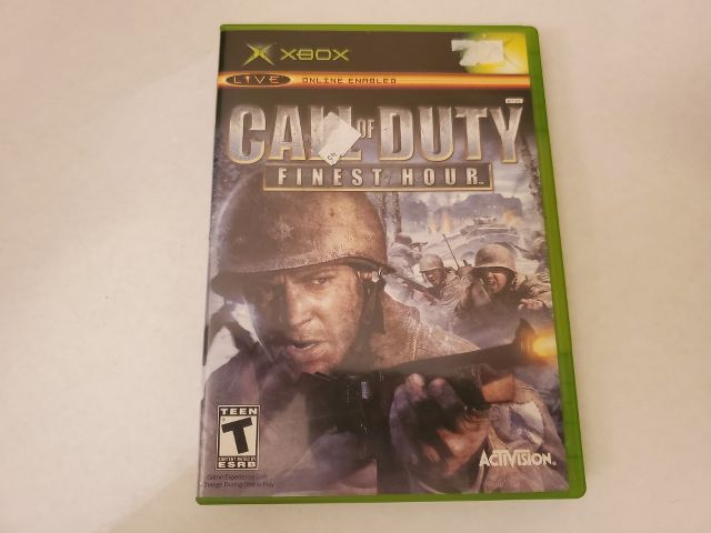 Microsoft Xbox Call of Duty Finest Hour video game