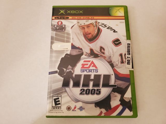 Microsoft Xbox NHL 2005 video game