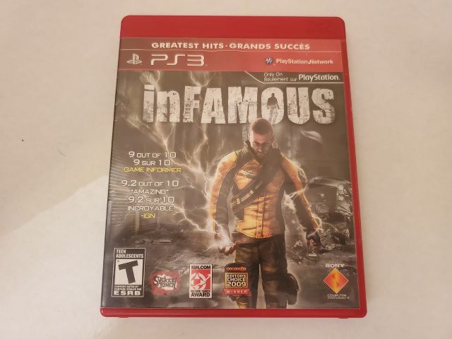 Sony Playstation 3 Infamous Greatest Hits video game