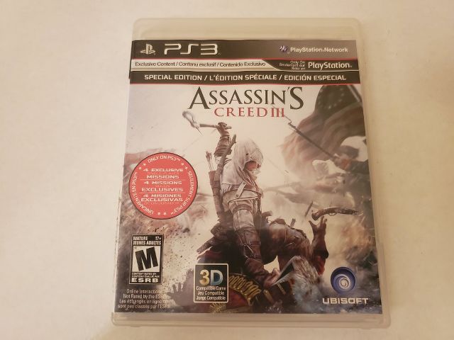 Sony Playstation 3 Assassin's Creed III Special Edition video game