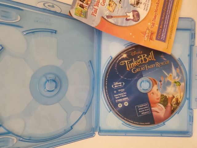 Blu-Ray Tinker Bell and the Great Fairy Rescue video game