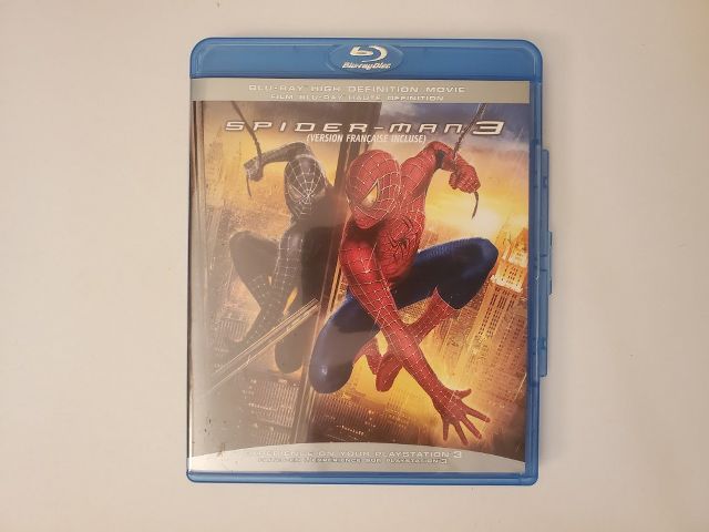 Blu-Ray Spider Man 3 video game