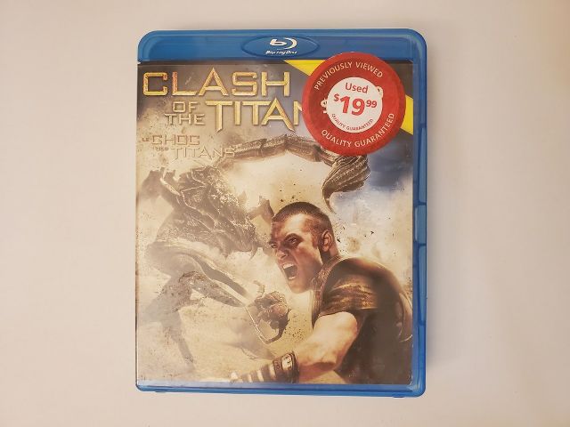 Blu-Ray Clash of the Titans video game