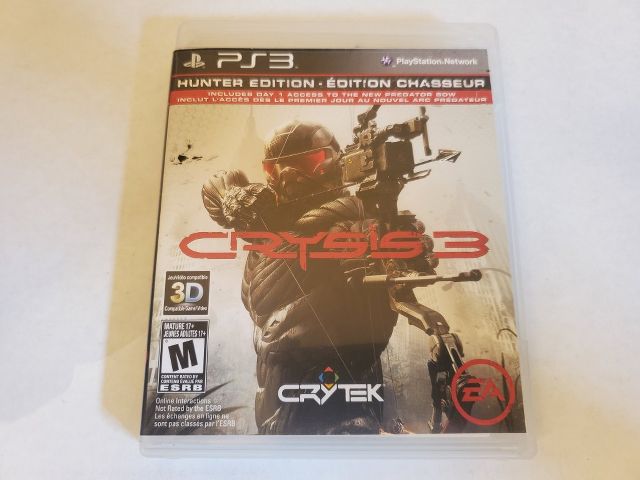 Sony Playstation 3 Crysis 3 Hunter Edition video game