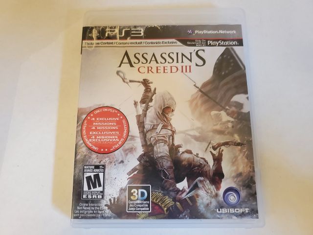 Sony Playstation 3 Assassin's Creed III video game