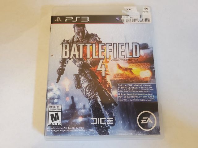 Sony Playstation 3 Battlefield 4 video game