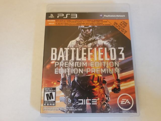 Sony Playstation 3 Battlefield 3 Premium Edition video game