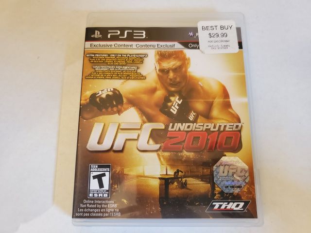 Sony Playstation 3 UFC 2010 Undisputed video game