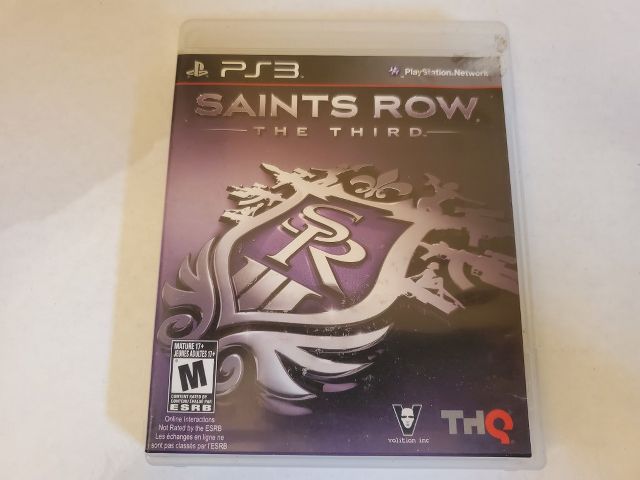 Sony Playstation 3 Saints Row The Third video game