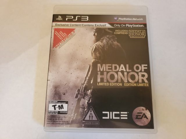 Sony Playstation 3 Medal of Honor Limited Edition video game