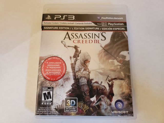 Sony Playstation 3 Assassin's Creed III Signature Edition video game