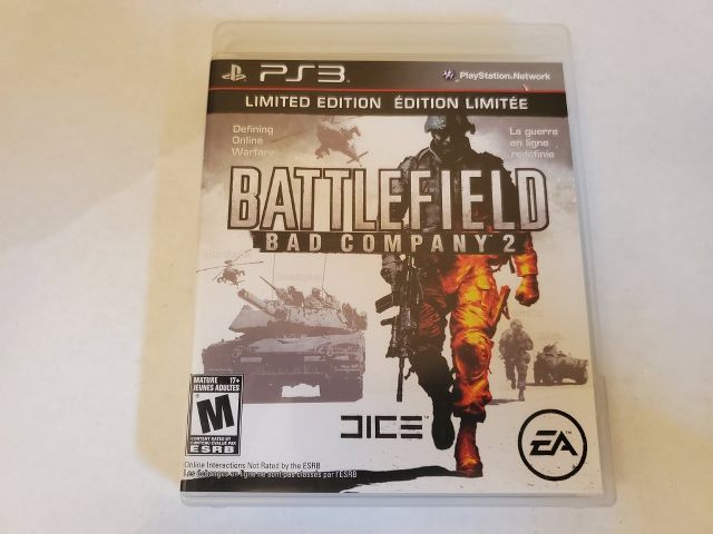 Sony Playstation 3 Battlefield Bad Company 2 Limited Edition video game