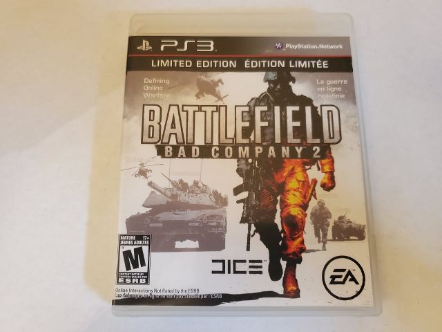 Sony Playstation 3 Battlefield Bad Company 2 Limited Edition video game