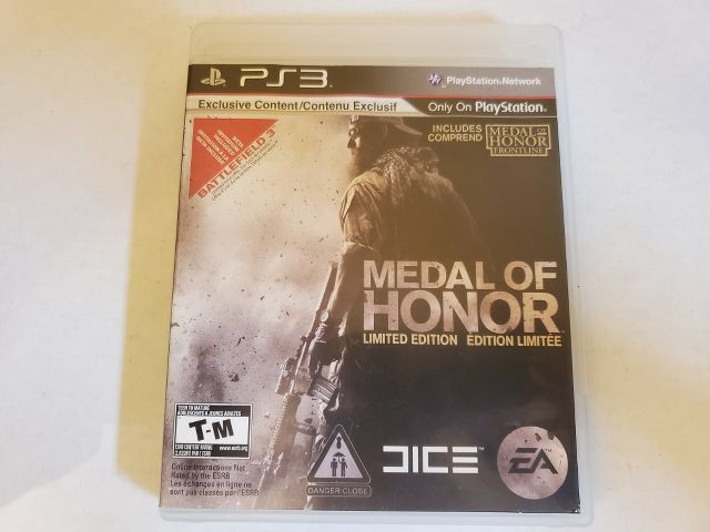 Sony Playstation 3 Medal of Honor Limited Edition video game