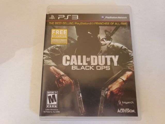 Sony Playstation 3 Call of Duty Black Ops video game