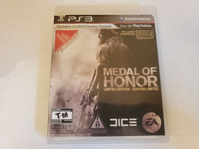 Sony Playstation 3 Medal of Honor Limited Edition video game