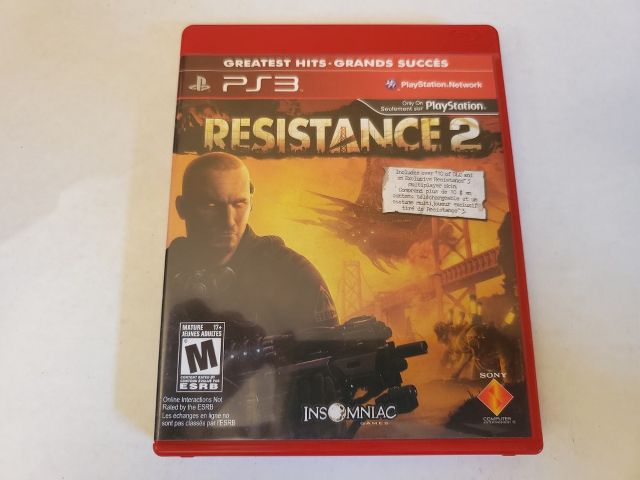 Sony Playstation 3 Resistance 2 Greatest Hits video game