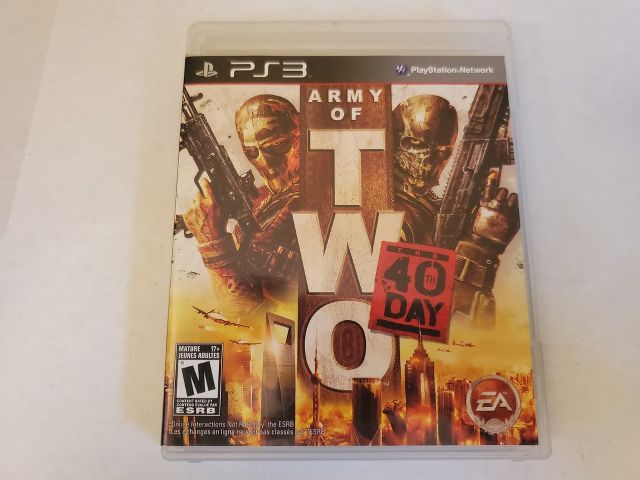 Sony Playstation 3 Army of Two 40th Day video game